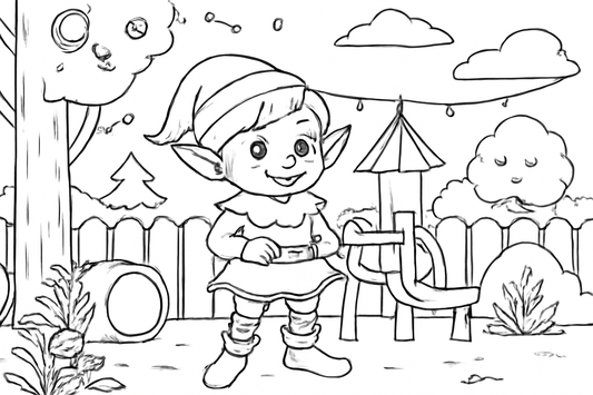 Wichtel am Spielplatz